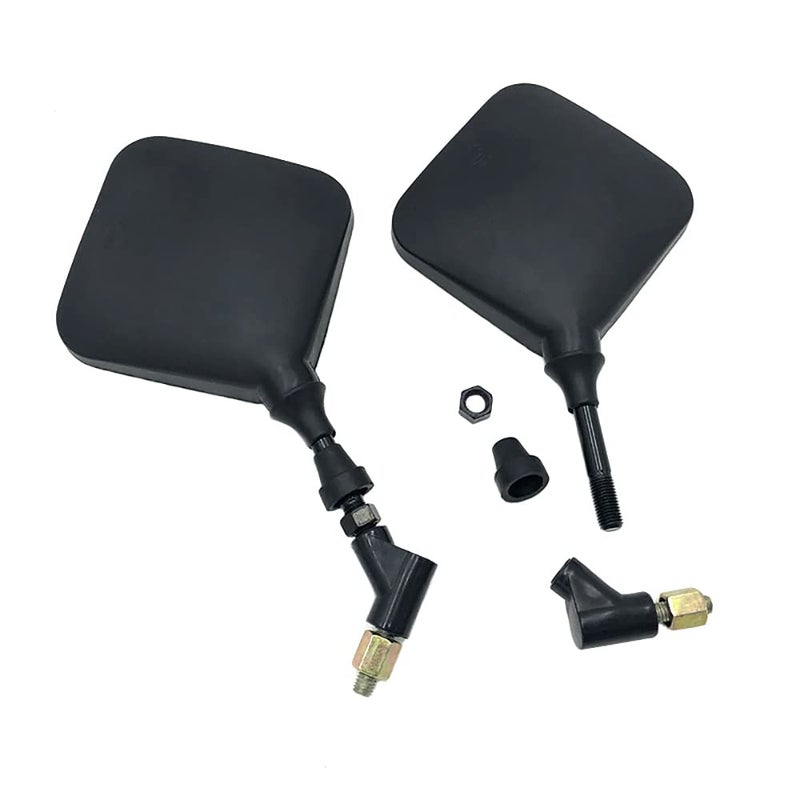 Earlyred Dual Sport Motorcycle Rearview Mirror Rear View Side Mirrors Compatible with Suzuki DR 200 250 350 350 DRZ400 DRZ650 DR650 - Image 4